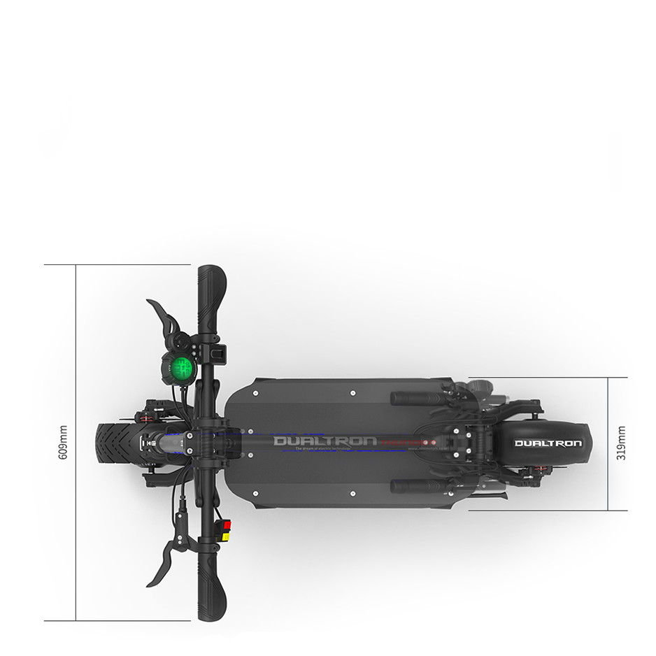 Trotineta Electrica Dualtron Thunder, Viteza 90 km/h, Autonomie 105 km, 2 motoare de 2700 W - imagine 10