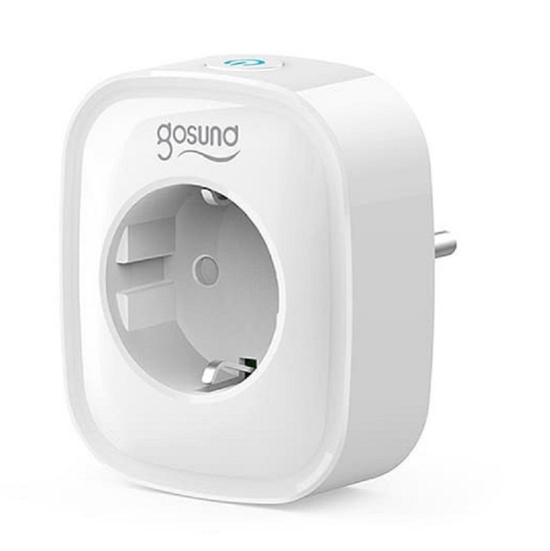 Priza inteligenta Gosund SP1 cu monitorizare consum, compatibila Alexa si Google Assistant, Android/iOS, Wireless, protectie copii, 3680W - imagine 1