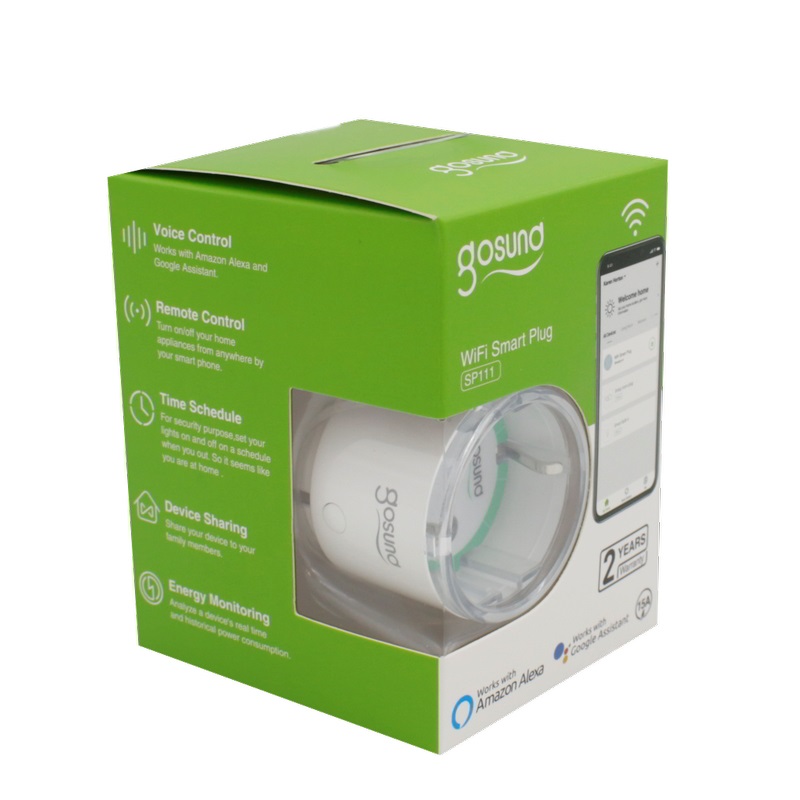 dakor.ro Priza inteligenta Gosund SP111 cu monitorizare consum, compatibila Alexa si Google Assistant, AndroidiOS, Wireless, 15A, protectie copii 5