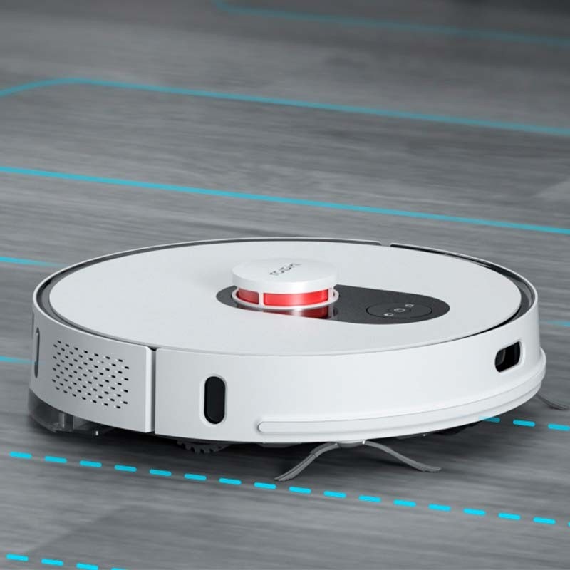 Aspirator & MOP inteligent Roidmi EVE Plus, 2700Pa, 5200 mAh, statie auto golire 850W, navigatie LDS SLAM, Zone No-Go, Google Assistant & Alexa, WiFi, Alb - imagine 6