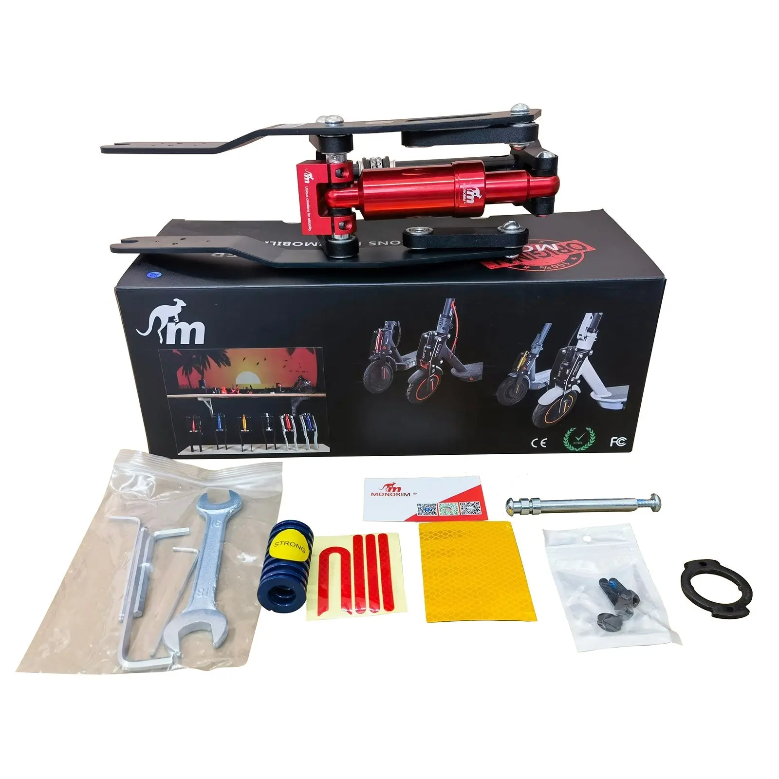 Kit Suspensie Față Monorim V4.0 Trotinetă Xiaomi Mi 3, M365, Pro 1/2, 1S, Essential, 4 Pro - imagine 2
