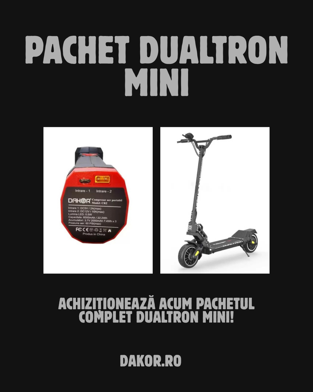 Dualtron Mini - Pachet Complet