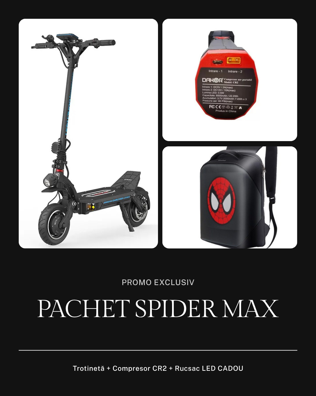 Pachet Dualtron Spider MAX