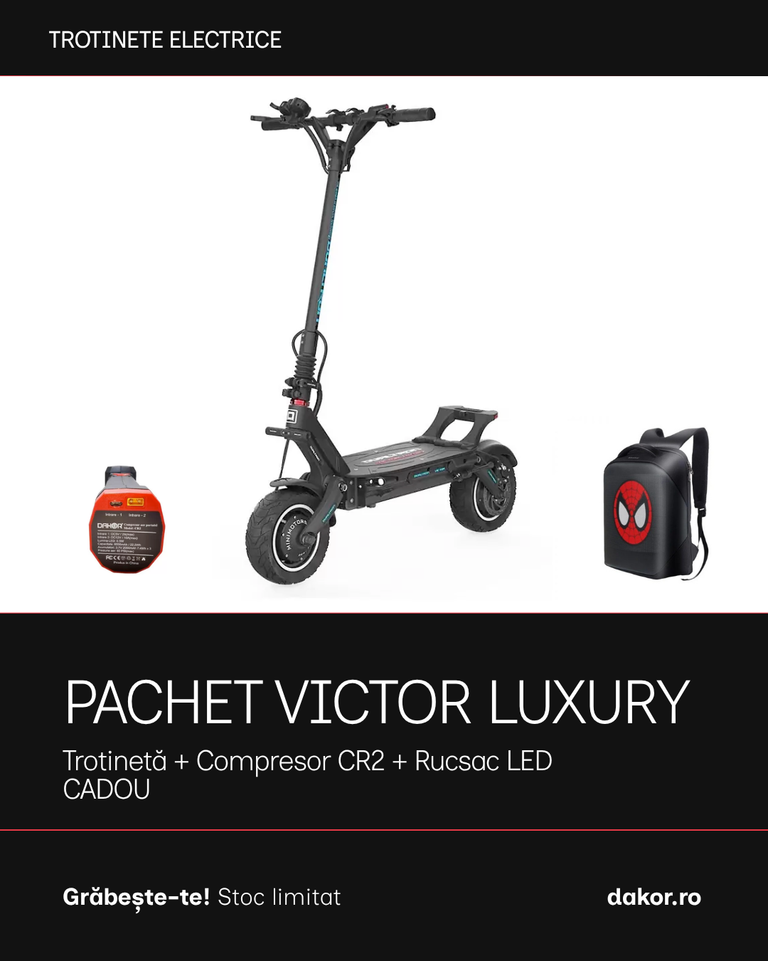Dualtron Victor Luxury - Pachet Complet
