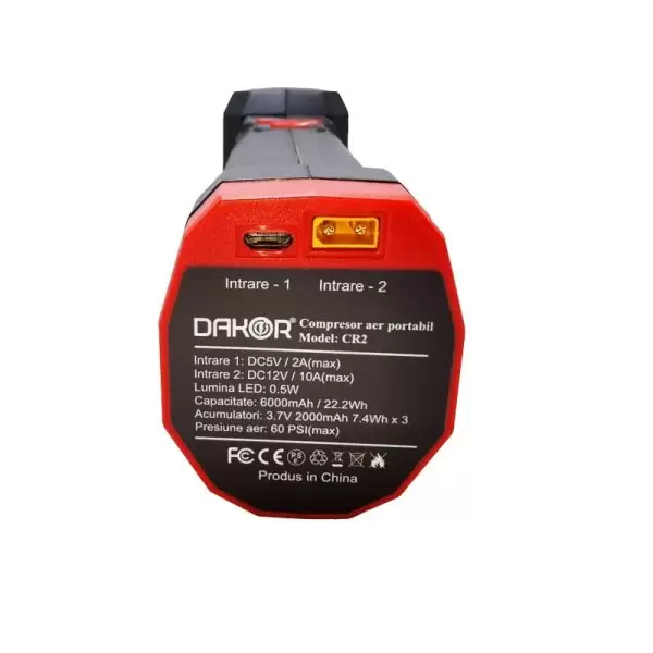 Pompa compresor electric portabil Dakor CR2